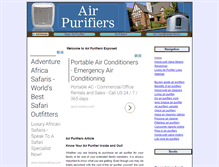 Tablet Screenshot of airpurifiersexposed.muzzymeyer.com